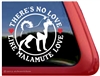 Alaskan Malamute Window Decal