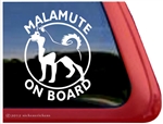 Alaskan Malamute Window Decal