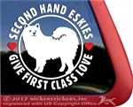 American Eskimo Dog Eskie Dog Car Truck RV Window Decal Sticker