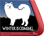 American Eskimo Dog Eskie Dog Car Truck RV Window Decal Sticker