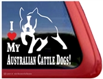 Australian Cattle Dog Window Decal