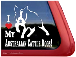 Australian Cattle Dog Window Decal