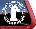 Whippet Window Decal