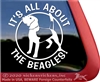 Beagle Window Decal