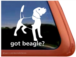 Beagle Window Decal