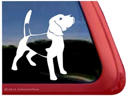 Custom Beagle Dog iPad Car Truck RV Window Decal Sticker