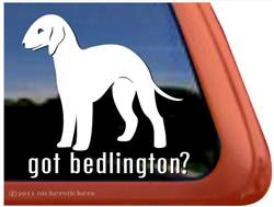 Bedlington Terrier Window Decal