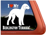 Bedlington Terrier Window Decal