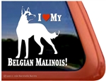 Belgian Malinois Window Decal