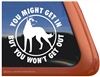 Belgian Malinois Window Decal