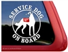 Belgian Malinois  Service Dog Car Truck Window Decal Sticker