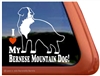 Bernese Mountain Dog Window Decal