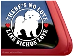 Bichon Frise Window Decal