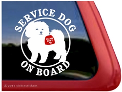 Bichon Frise Window Decal