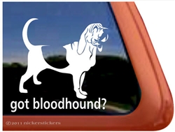 Bloodhound Window Decal