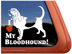 Bloodhound Window Decal