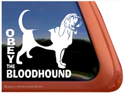 Bloodhound Window Decal