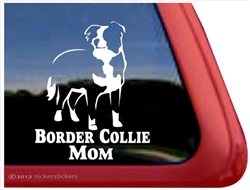Border Collie Mom Dog Car Truck RV Window Decal Sticker