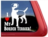 Border Terrier Window Decal