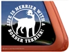 Border Terrier Window Decal