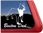 Boston Terrier Window Decal