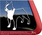 Boston Terrier Window Decal