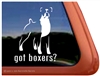 Boxer Dog Decal Sticker Car Auto Window iPad