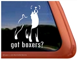 Boxer Dog Decal Sticker Car Auto Window iPad