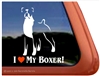 Boxer Window Decal