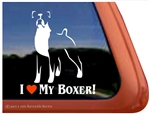 Boxer Window Decal