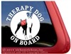 Boxer Therapy Dog Car Truck RV Window Decal Sticker