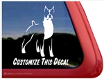 Custom Boxer Dog Decal Sticker Car Auto Window iPad