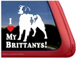 American Brittany Window Decal