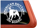 American Brittany Window Decal