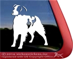 Custom American Brittany Dog Car Truck RV Window Decal Sticker