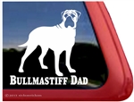 Bullmastiff Window Decal