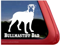 Bullmastiff Window Decal