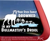 Bullmastiff Window Decal