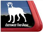 Bullmastiff Window Decal