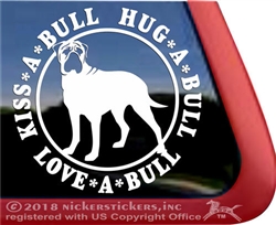 Bullmastiff Dog Car Truck RV Window Tablet Laptop Decal Sticker