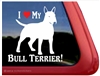Bull Terrier Window Decal