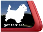 Got Cairn Terrier Dog iPad Car Truck Window Decal Sticker