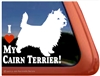Love My Cairn Terrier Dog iPad Car Truck Window Decal Sticker