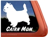 Cairn Terrier Mom Dog iPad Car Truck Window Decal Sticker