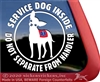 Chihuahua Service Dog Window Decal