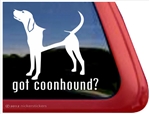 Got Coonhound Dog Car Truck RV Window Decal Sticker