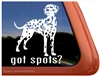 Dalmation Window Decal