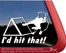 Flyball Dog Sport Australian Shepherd Border Collie Car Truck RV Window Decal Sticker