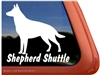 German Shepherd Window Decal