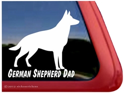 German Shepherd Window Decal